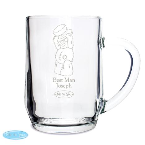 Personalised Me to You Bear Engraved Wedding Tankard £14.99